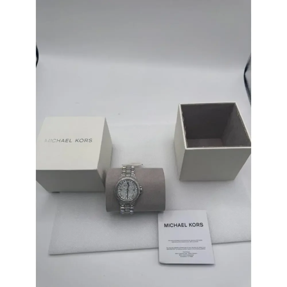 Michael Kors MK5947 Watch In Silver Watch Box Included